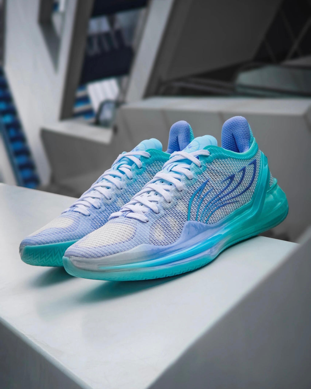 Li-Ning Liren 4 V2 "Blue Lotus" 李宁 利刃4 V2 篮球鞋 青莲