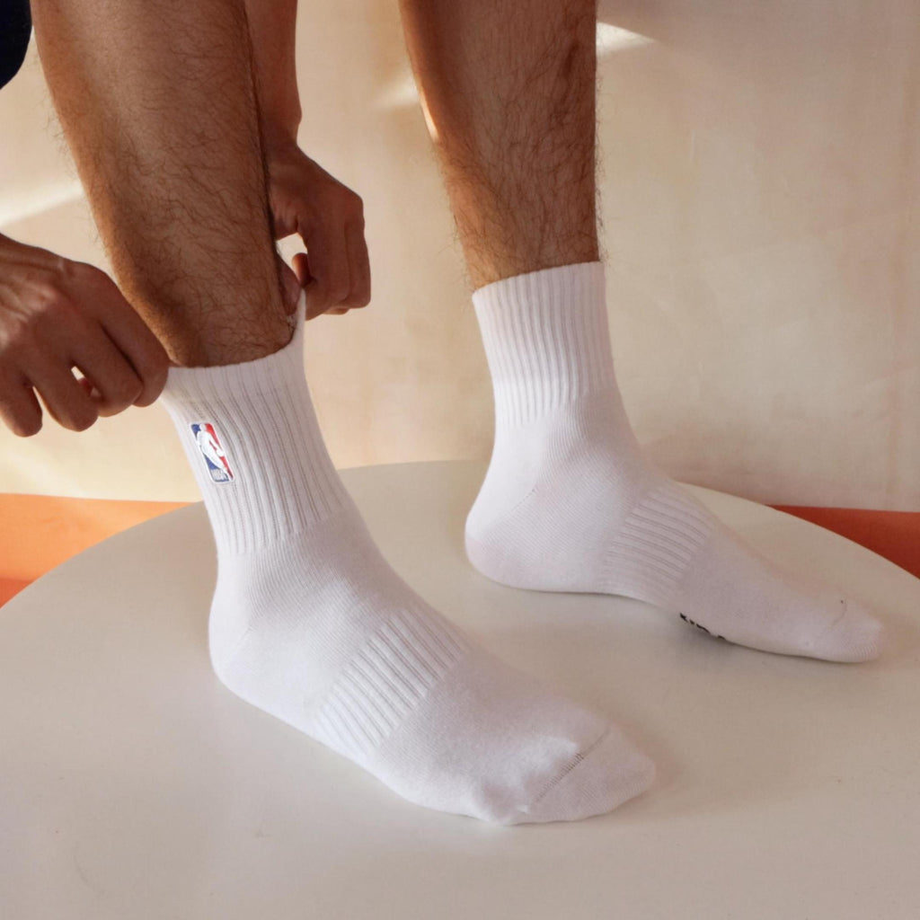 NBA Sock 刺绣精梳棉毛巾底加厚运动篮球 中筒袜