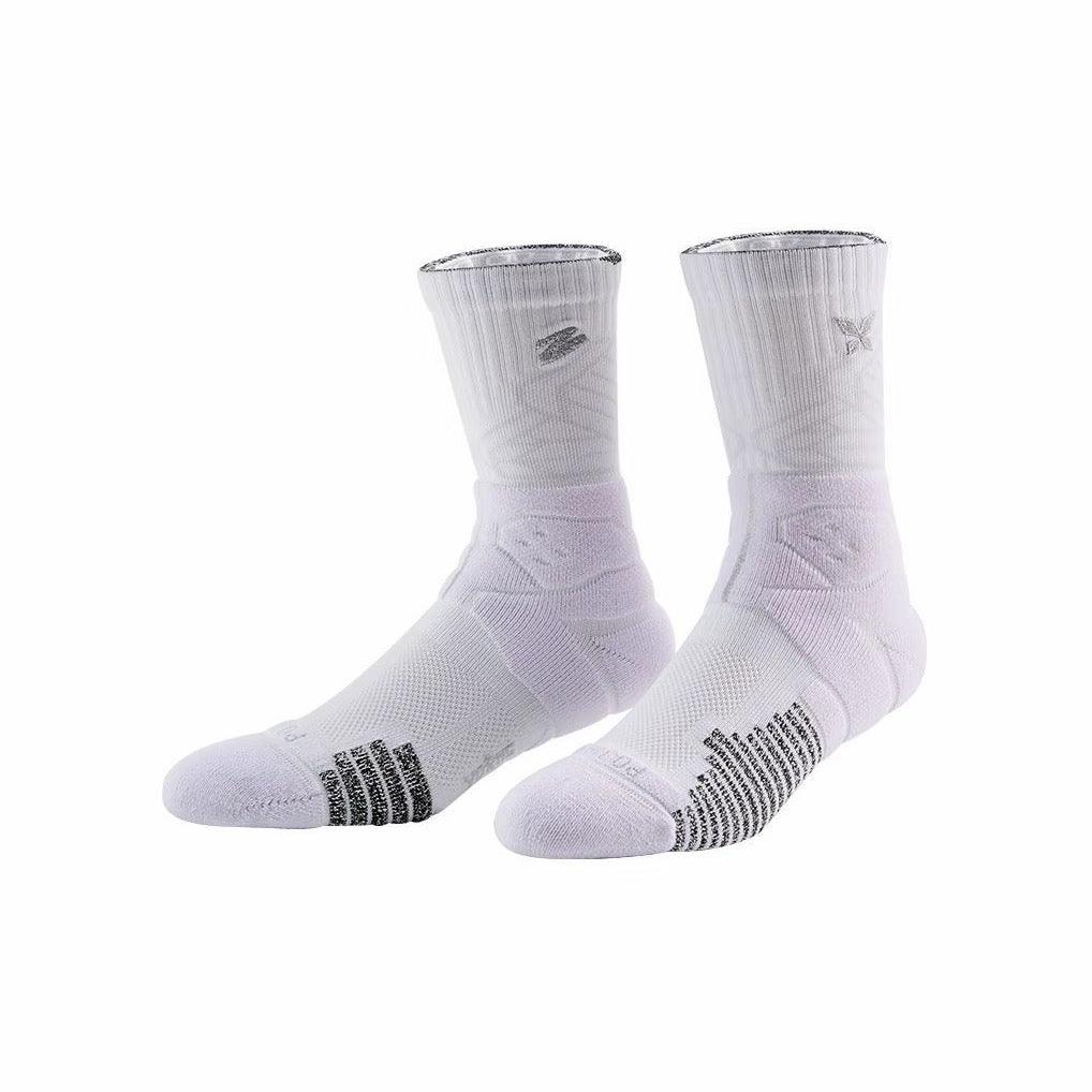 Kaos Kaki UZIS untuk Atlet Pemula: Anti-selip, Peredam Guncangan, Tebal, Bernapas, Kaos Kaki Bertali Tinggi