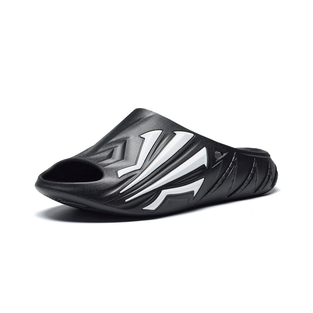 Anta KAI HéLà Slide 2 "Black White" 安踏 欧文 拖鞋 黑白