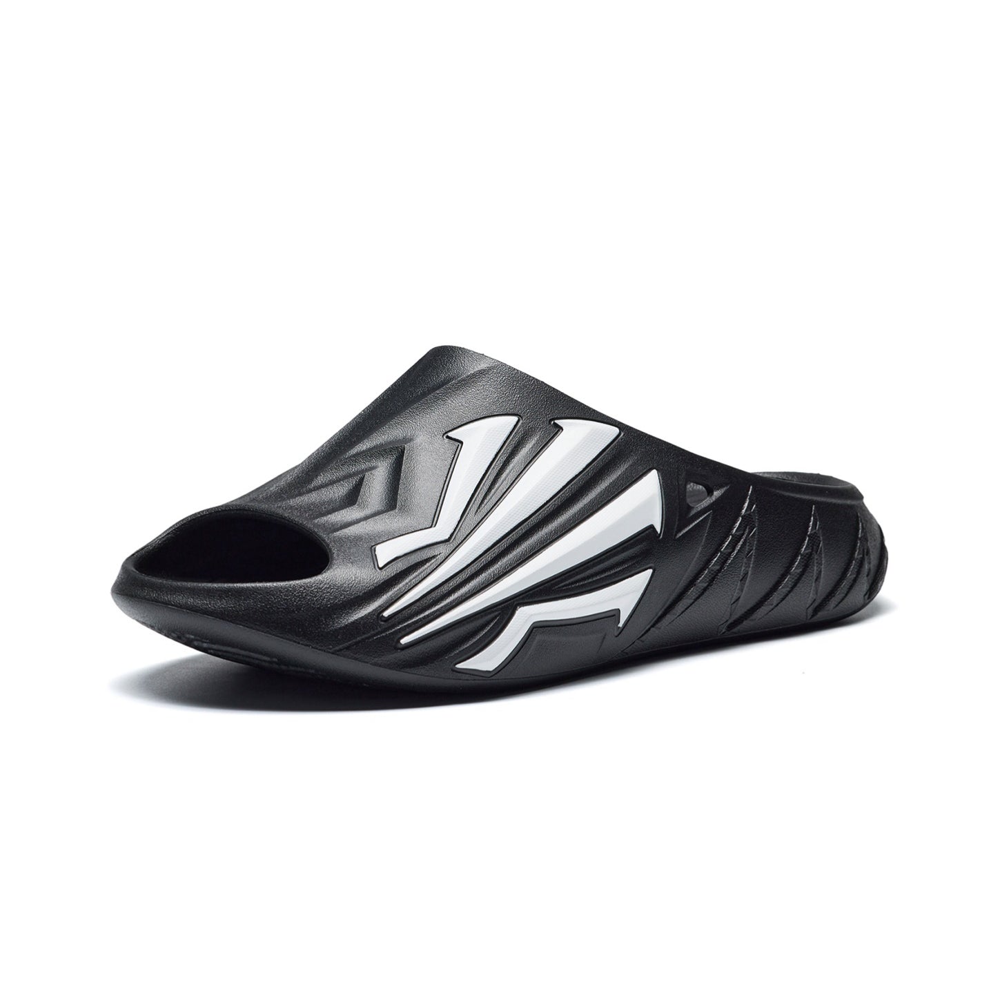 Anta KAI HéLà Slide 2 "Black White" 安踏 欧文 拖鞋 黑白