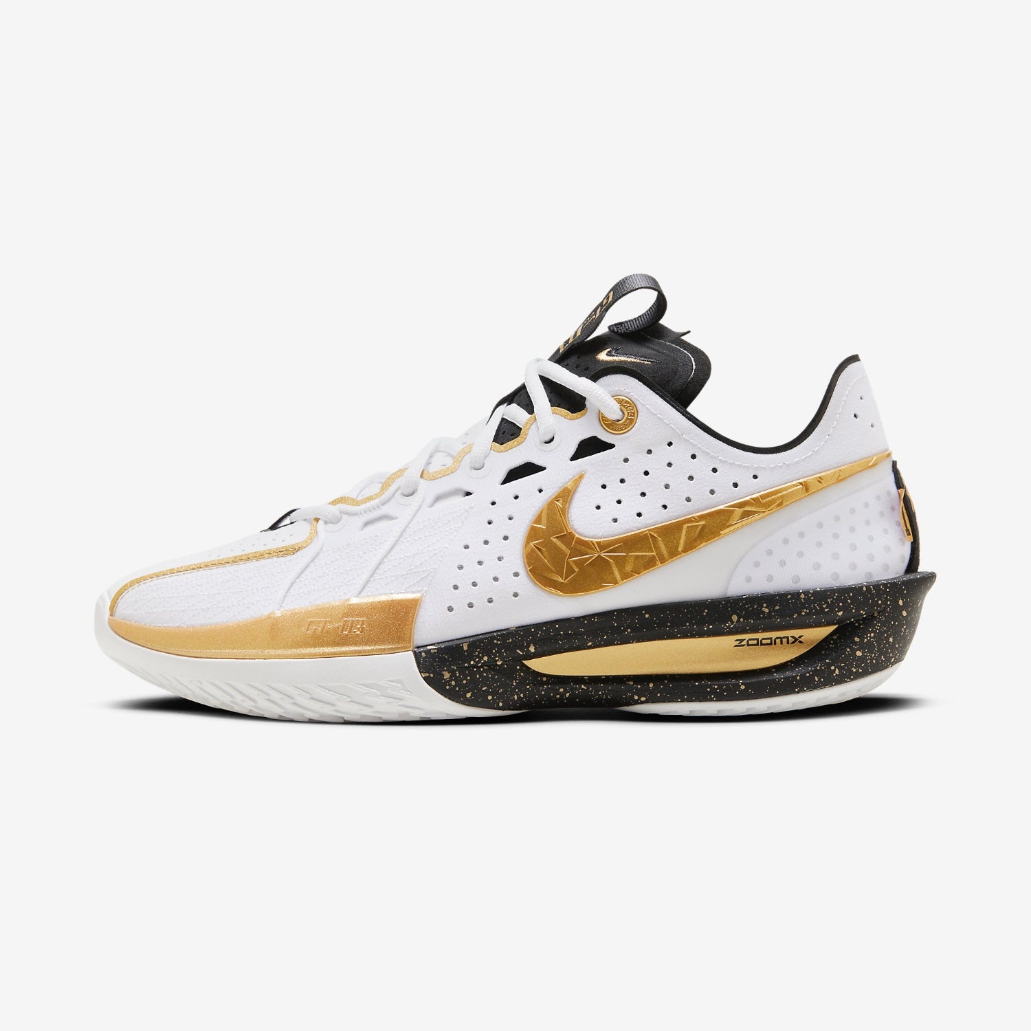 Nike Air Zoom G.T. Cut 3 "CHBL" 篮球鞋 耐高 白金色/黑色