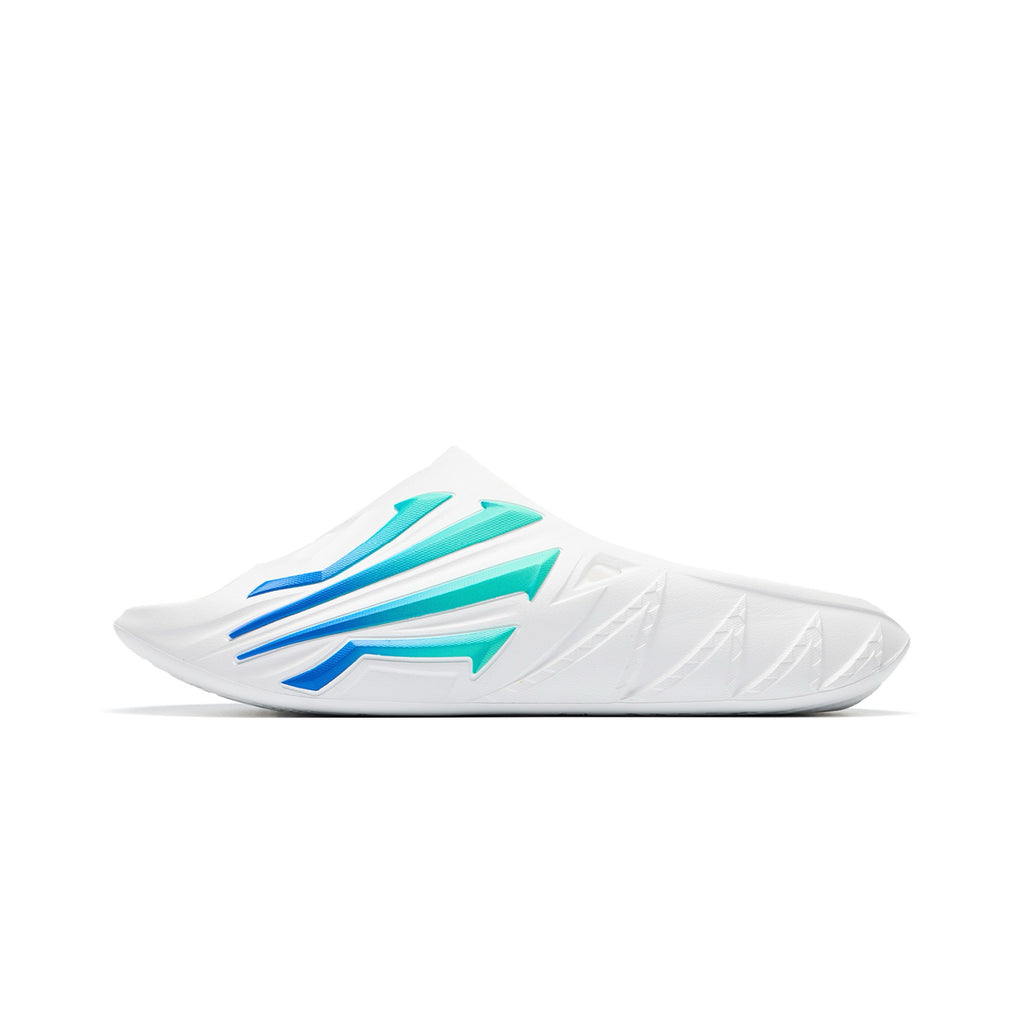 Anta KAI HéLà Slide 2 "White Blue" 安踏 欧文 拖鞋 白蓝绿