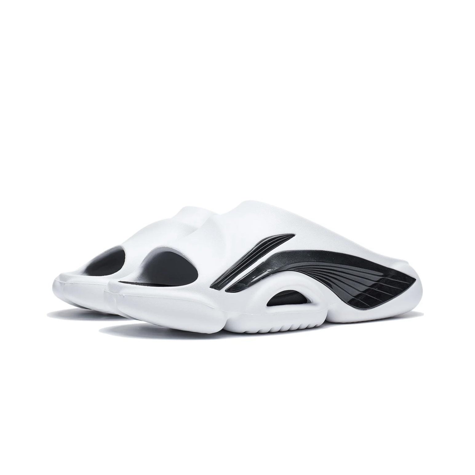 Li-Ning BadFive Slide "White Black" 李宁 反伍 拖鞋 白黑