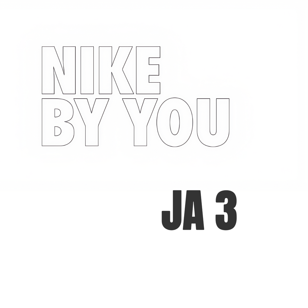 Nike JA 3 "By You" Custom Basketball Shoes 莫兰特3代 篮球鞋 私人定制